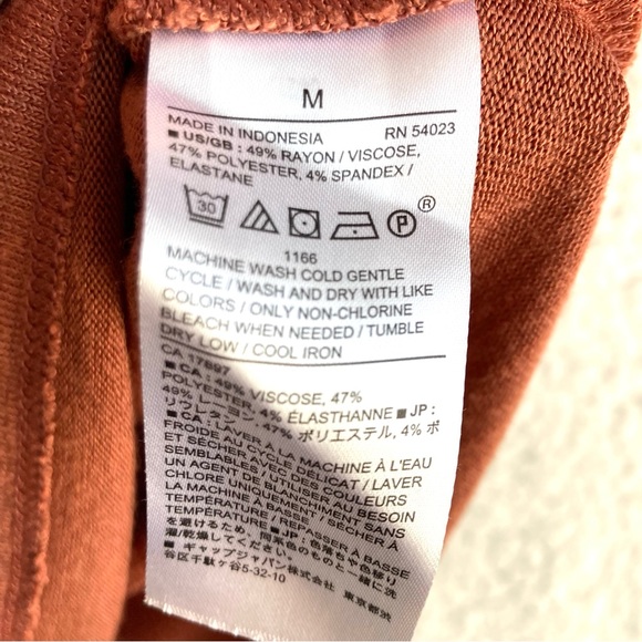 Banana Republic Women's rust luxespun sleeveless tank, Sz M - Picture 7 of 11